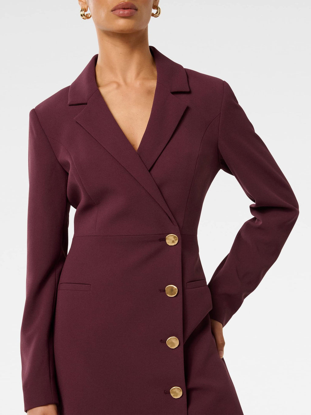  Billie Petite Wrap Blazer Dress