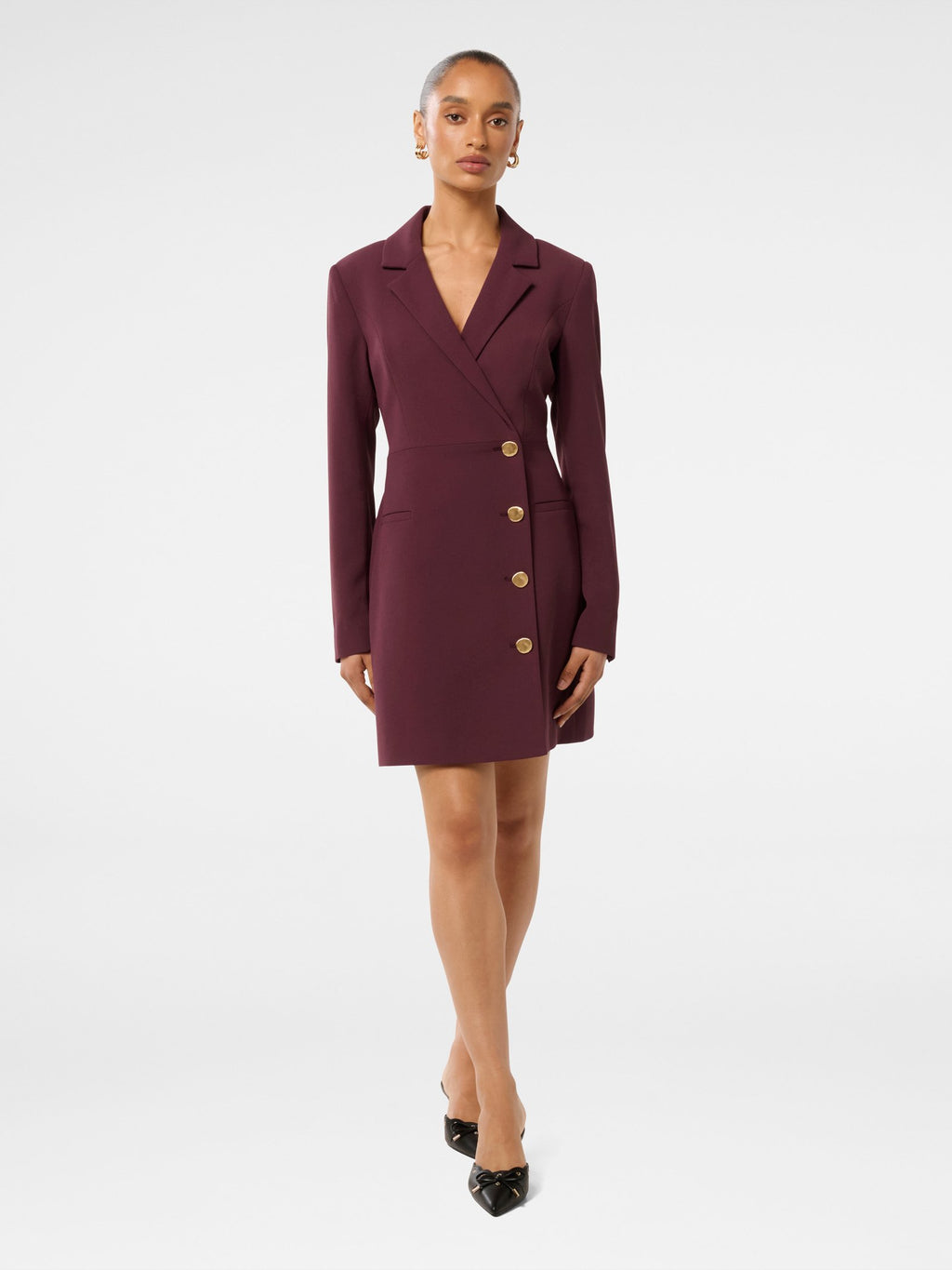  Billie Petite Wrap Blazer Dress