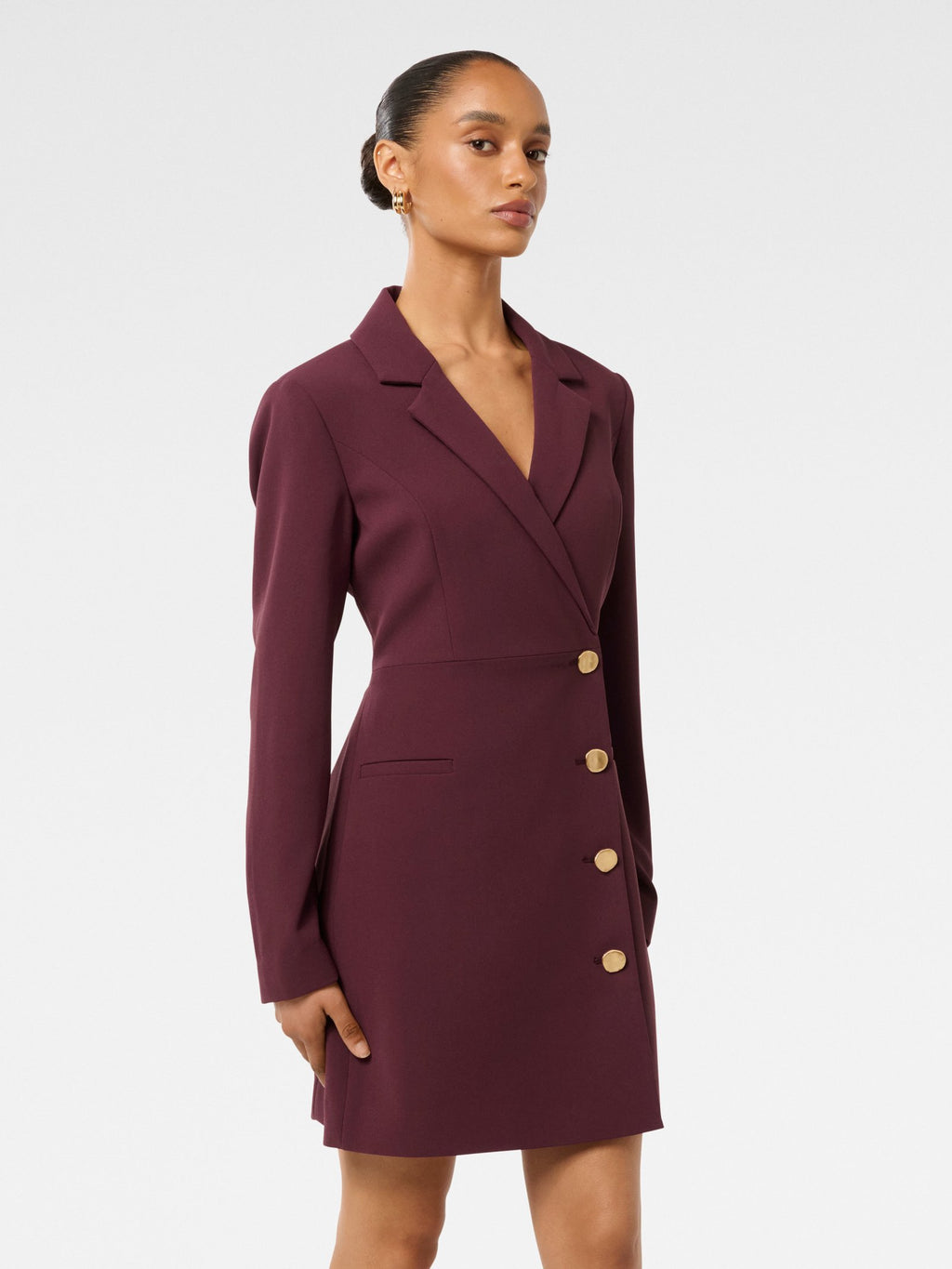  Billie Petite Wrap Blazer Dress