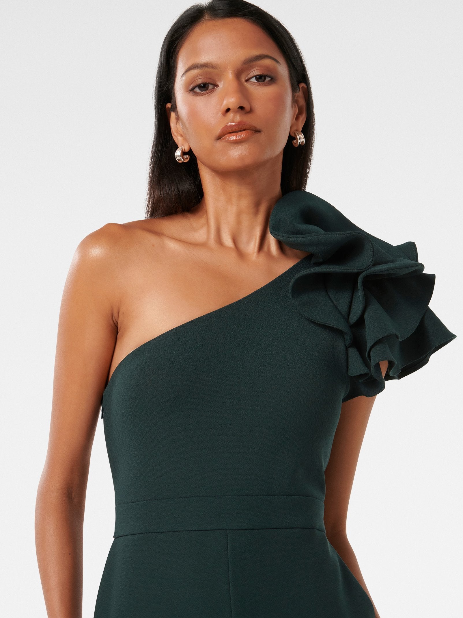  Celeste Petite Ruffle Jumpsuit