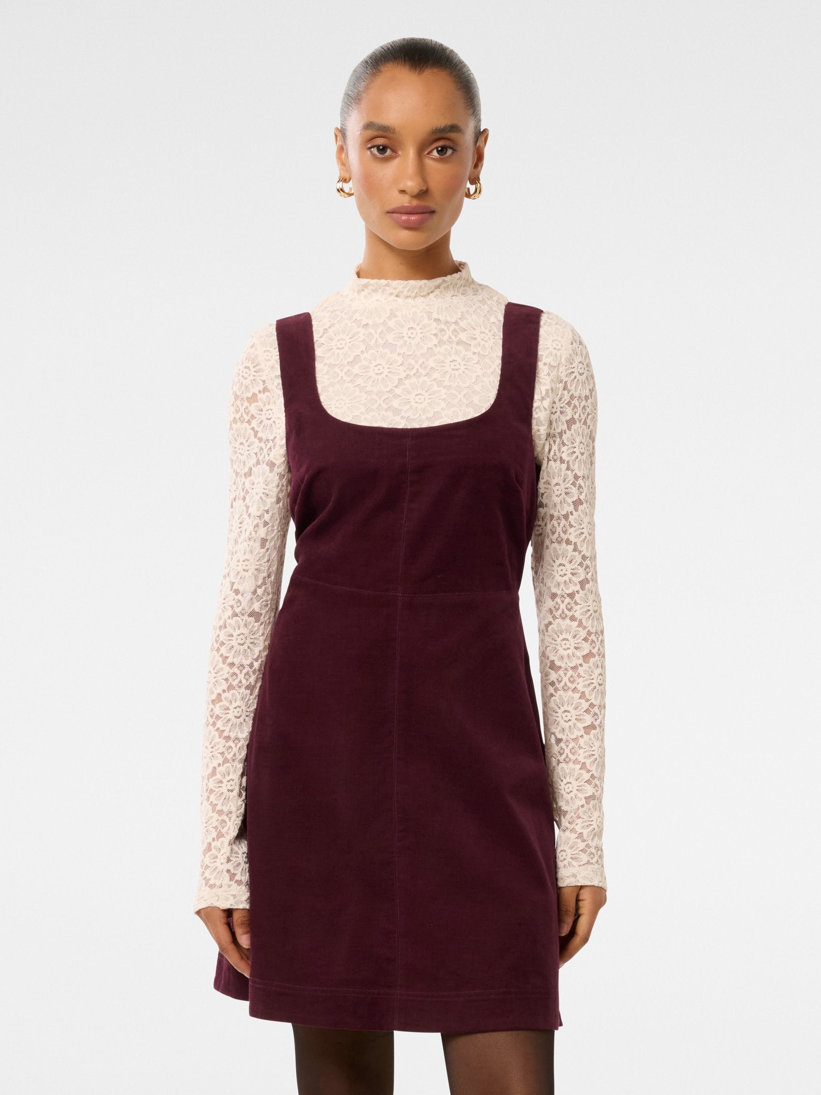 Camille Petite 2 in 1 Cord Mini Dress