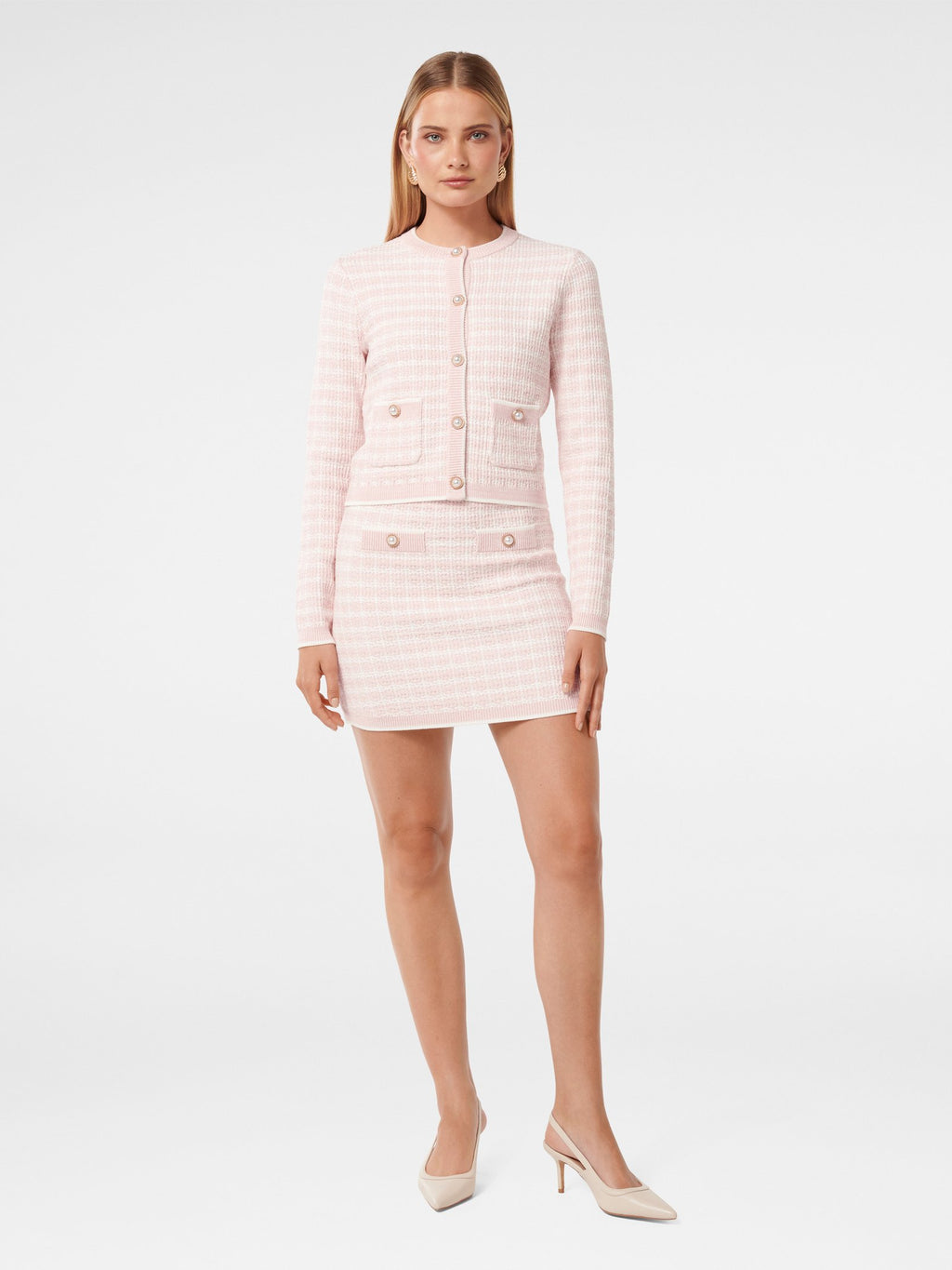 Louise Boucle Knit Cardigan