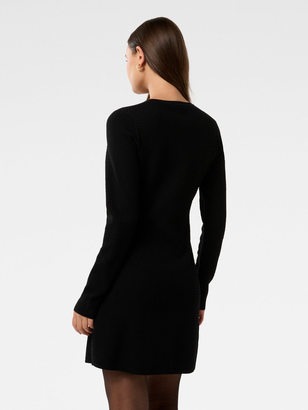  Dani L/S Zip Detail Mini Dress