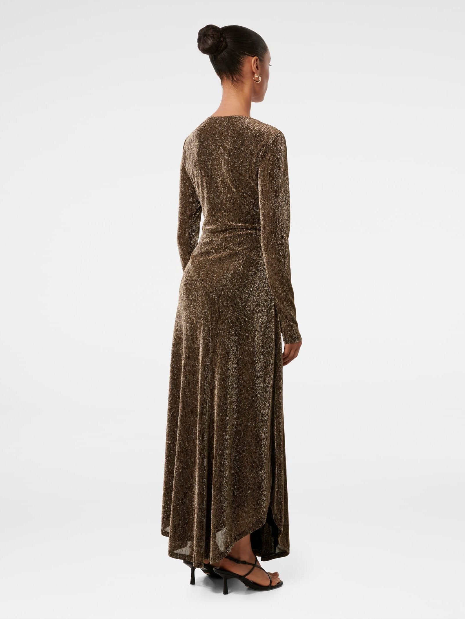  Sawyer Petite Asymmetric Drape Dress
