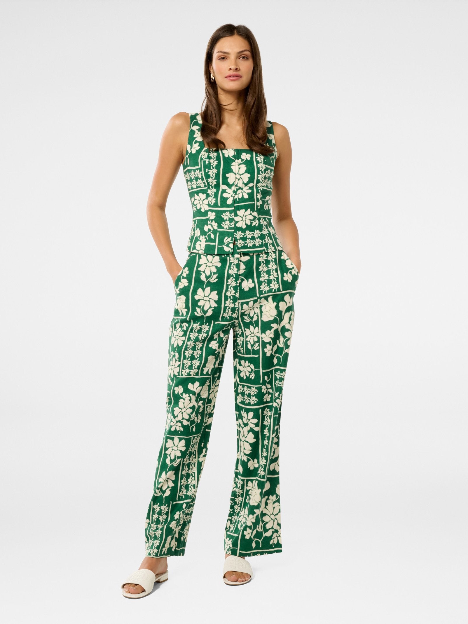  Miley Linen Wide Leg Pant