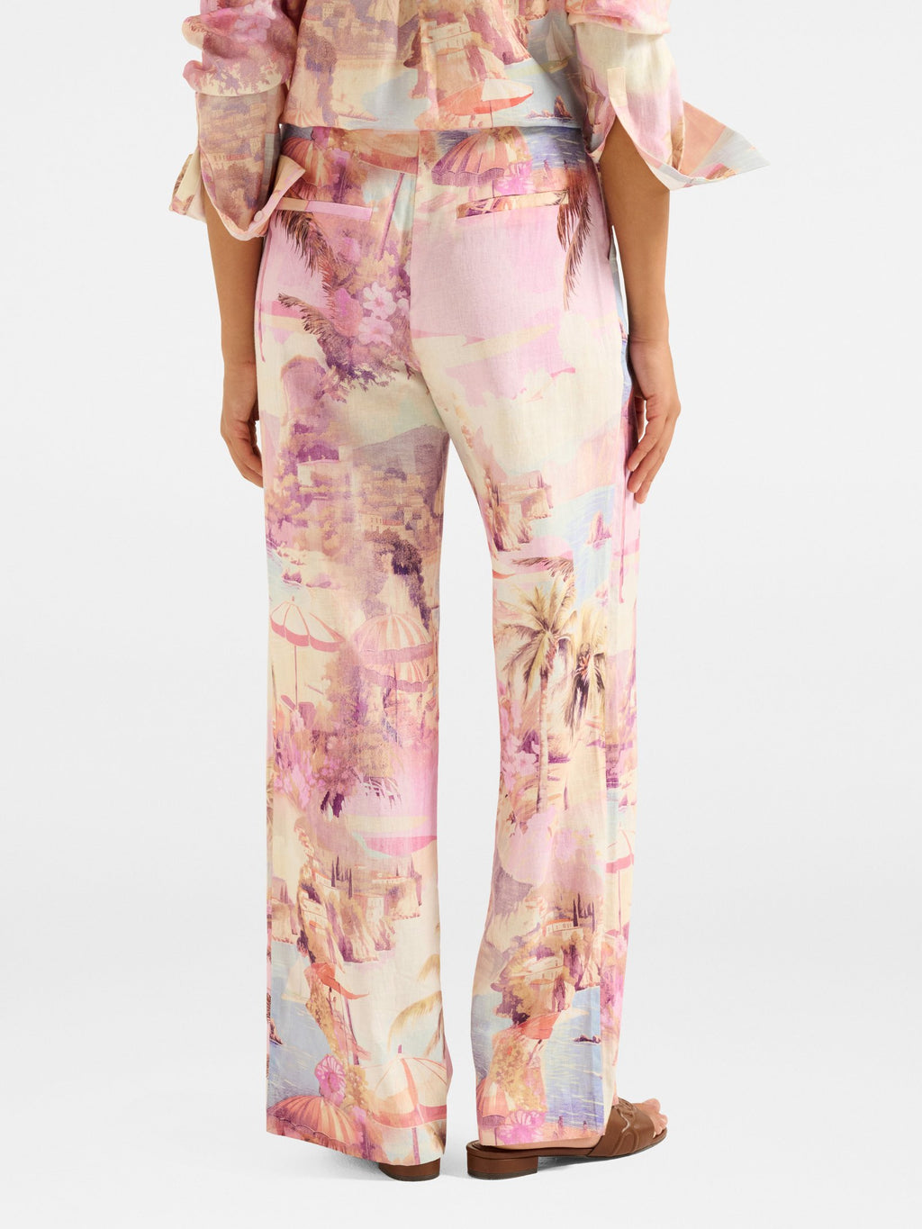  Miley Linen Wide Leg Pant