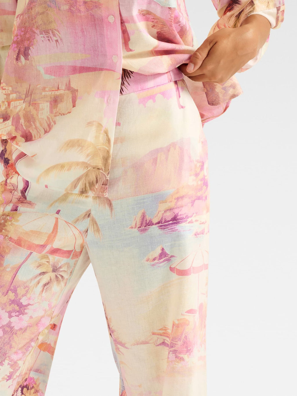  Miley Linen Wide Leg Pant