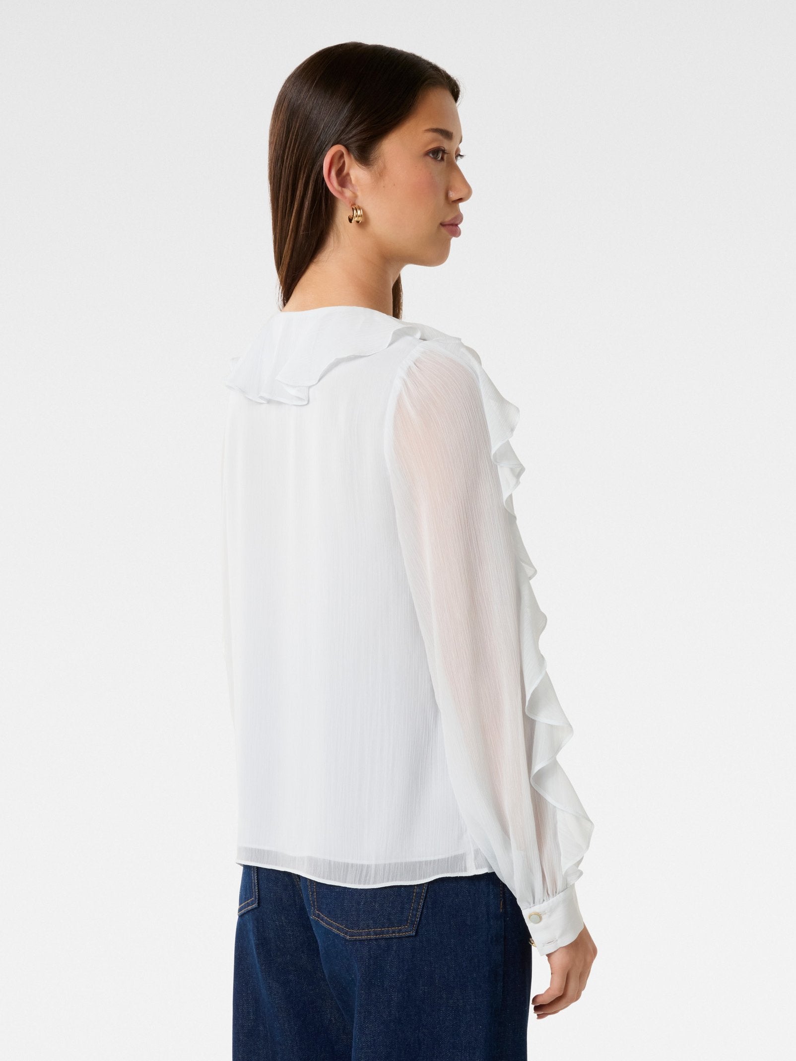 Novi Ruffle Front Blouse