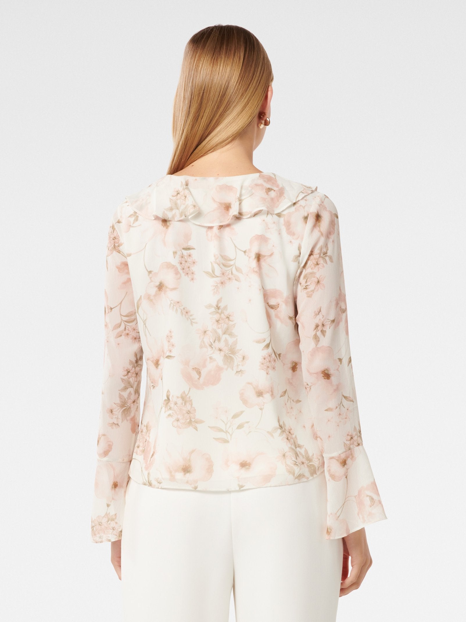 Neve Ruffle Front Blouse