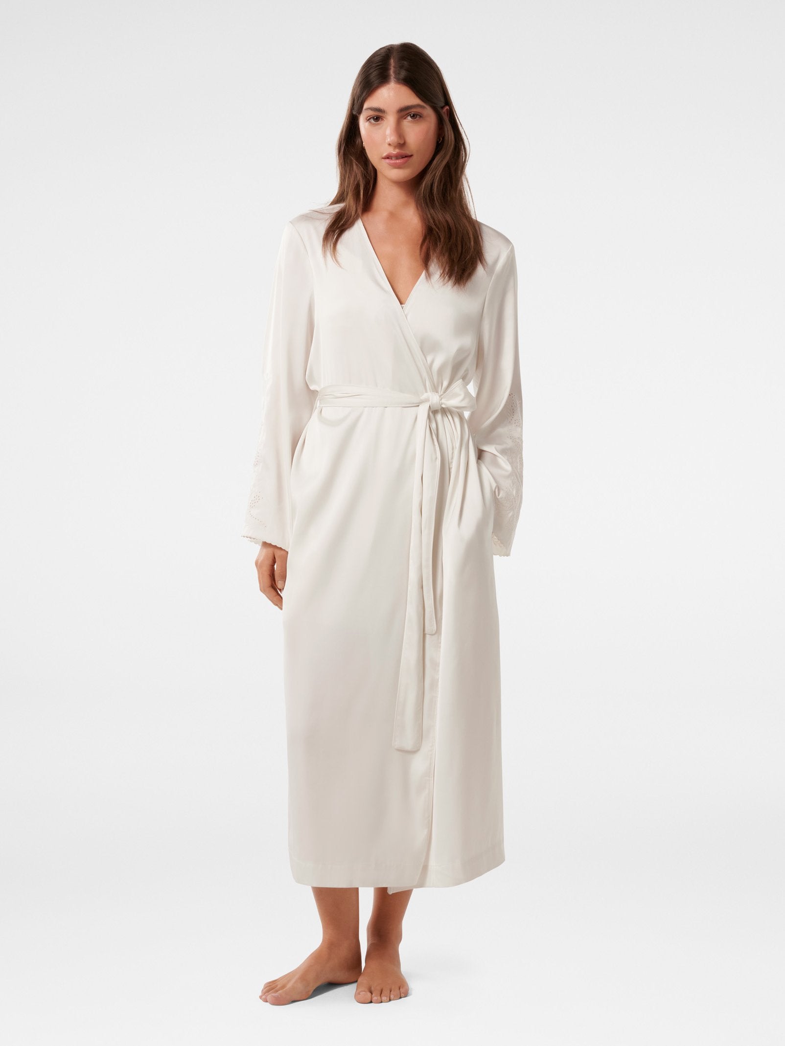  Amara Full Length Embroidered Gown