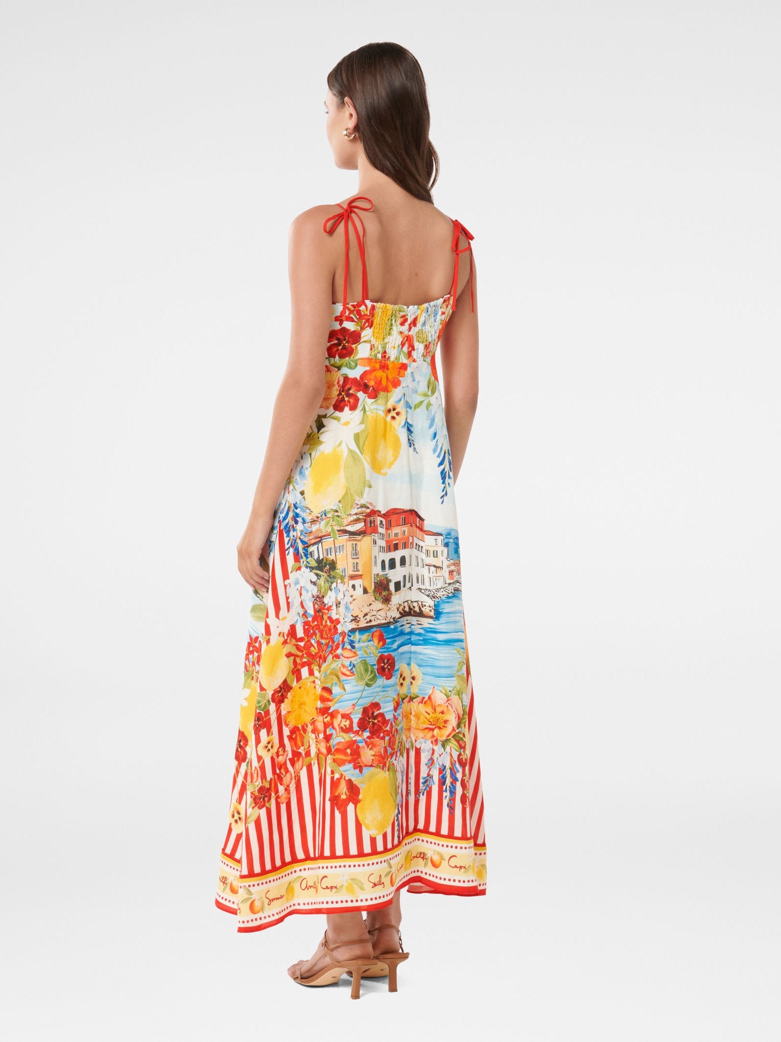  Sicilia Printed Midi Dress
