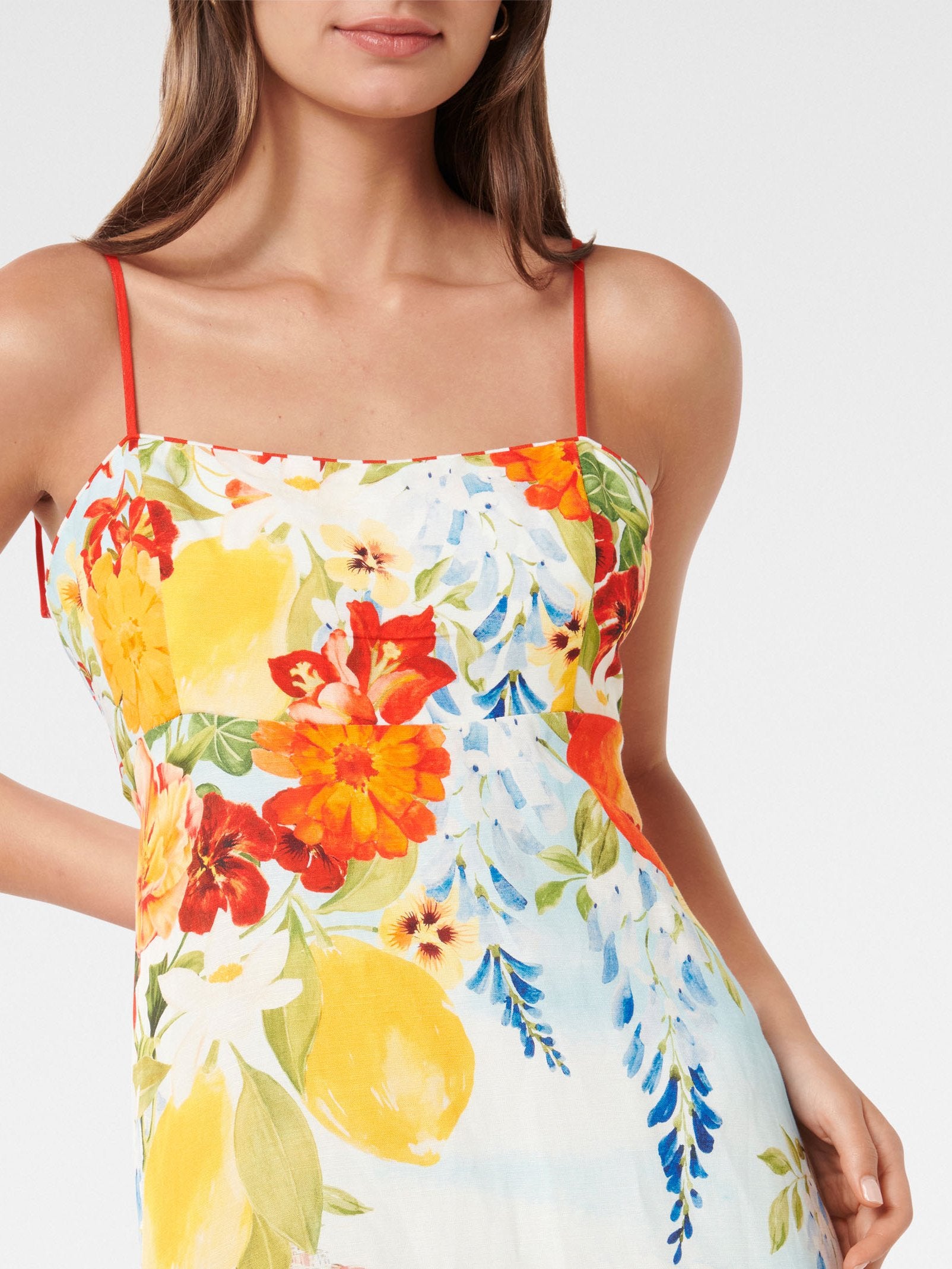  Sicilia Printed Midi Dress