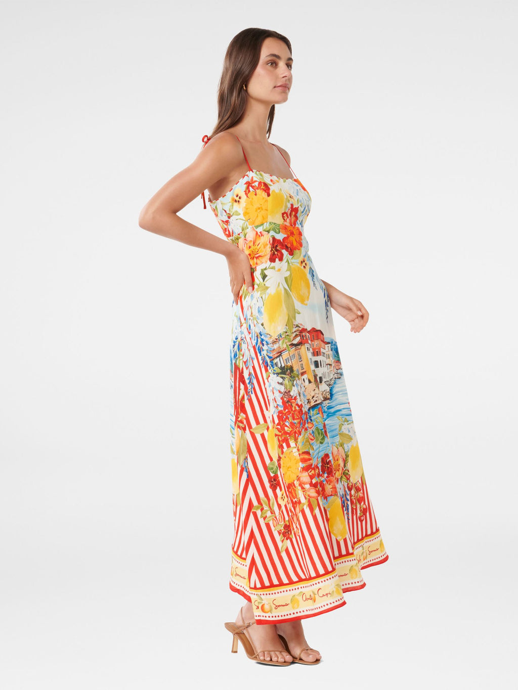  Sicilia Printed Midi Dress