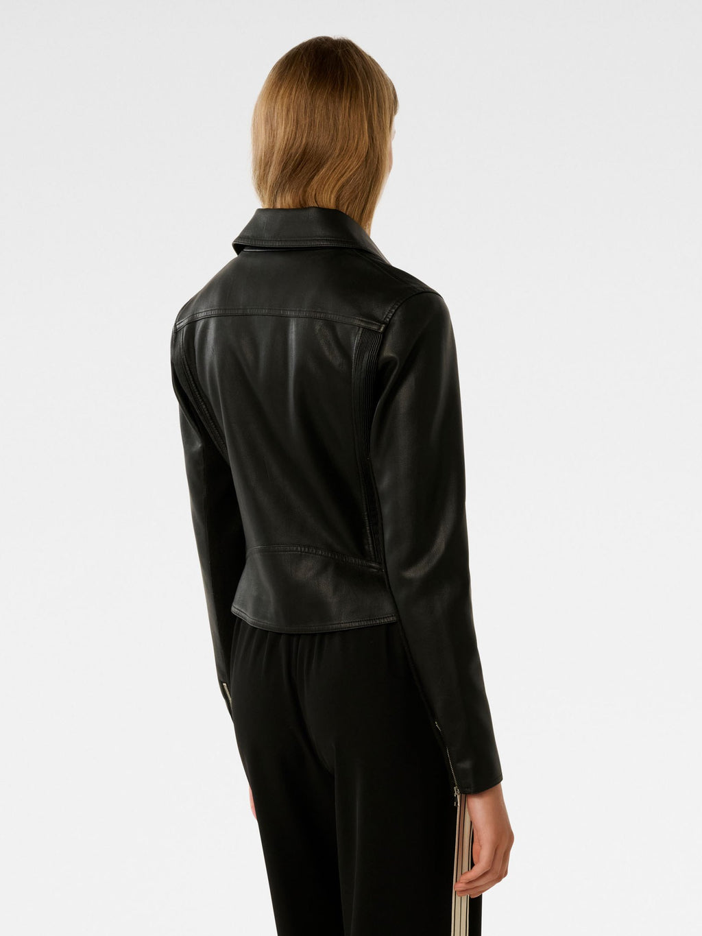 Tina Faux Leather Biker Jacket