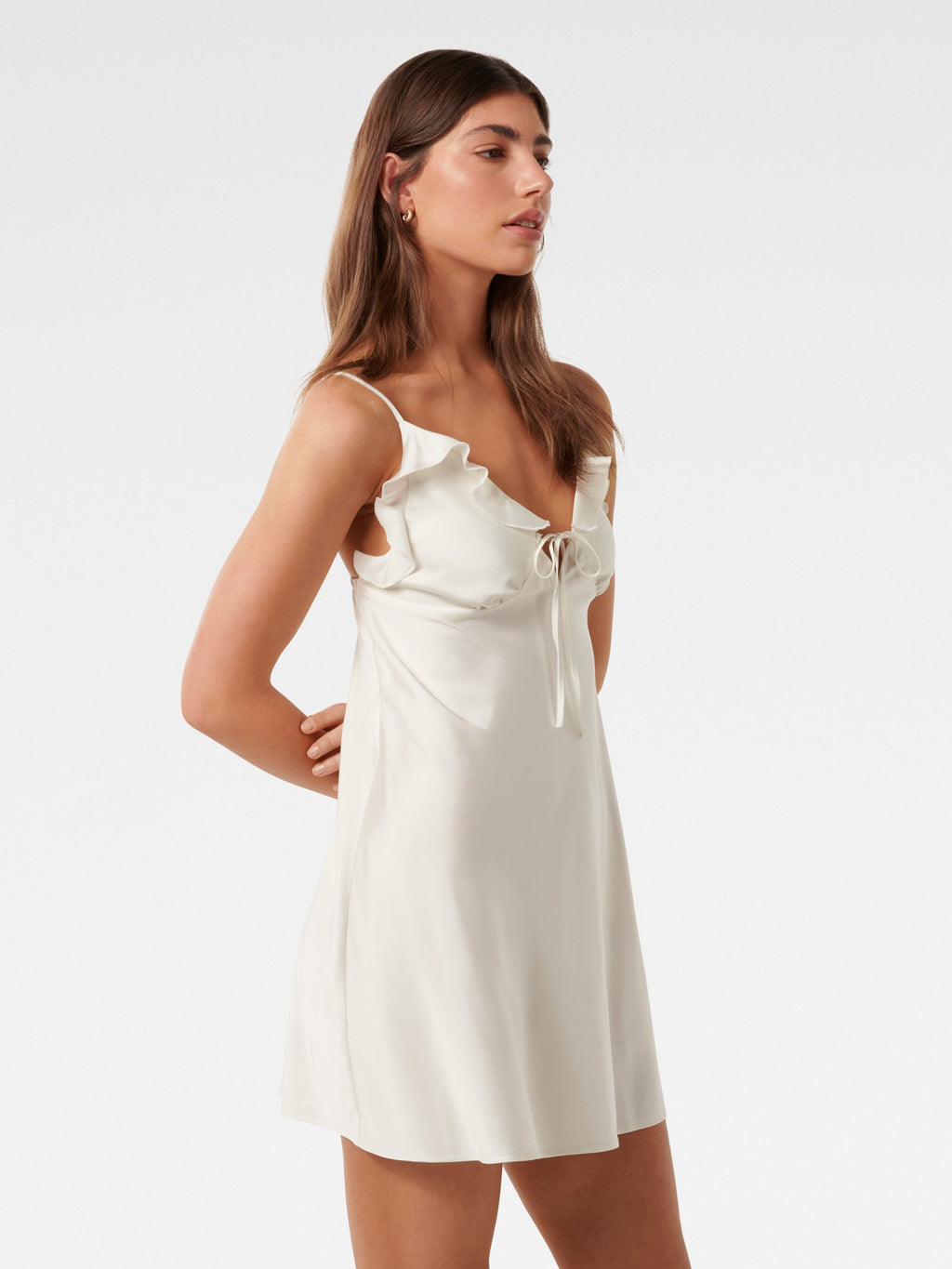  Evelina A-Line Ruffle Slip Sleepwear