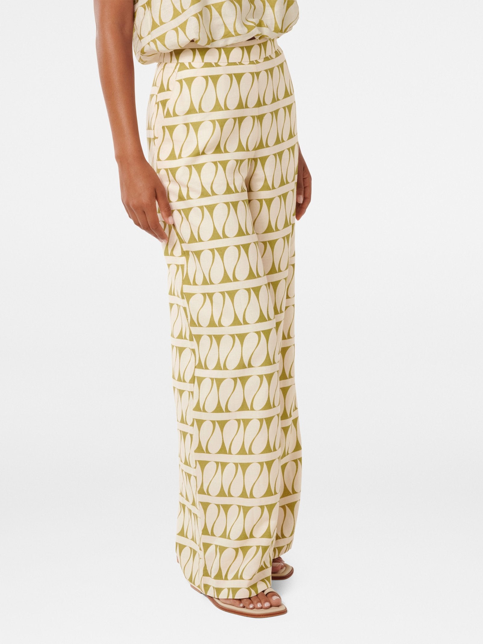 Halle Linen Wide Leg Pant
