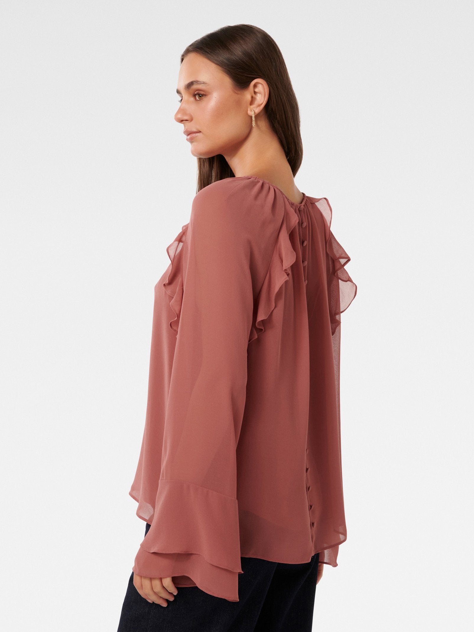 Tori Ruffle Blouse