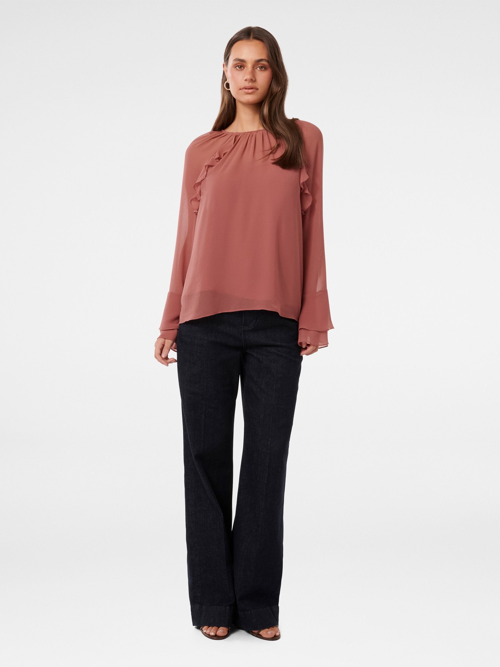 Tori Ruffle Blouse