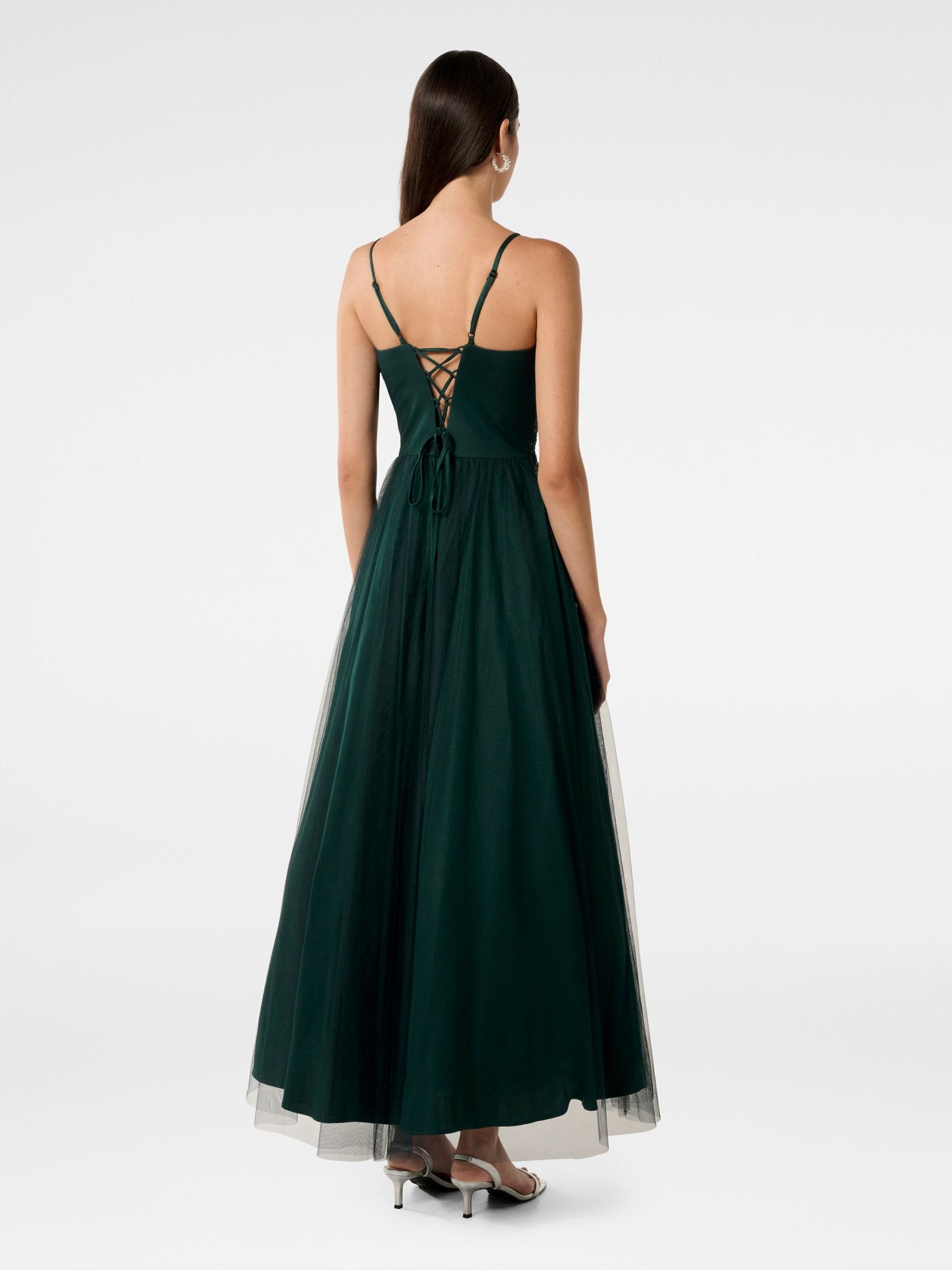 Kaia Tulle Strappy Gown
