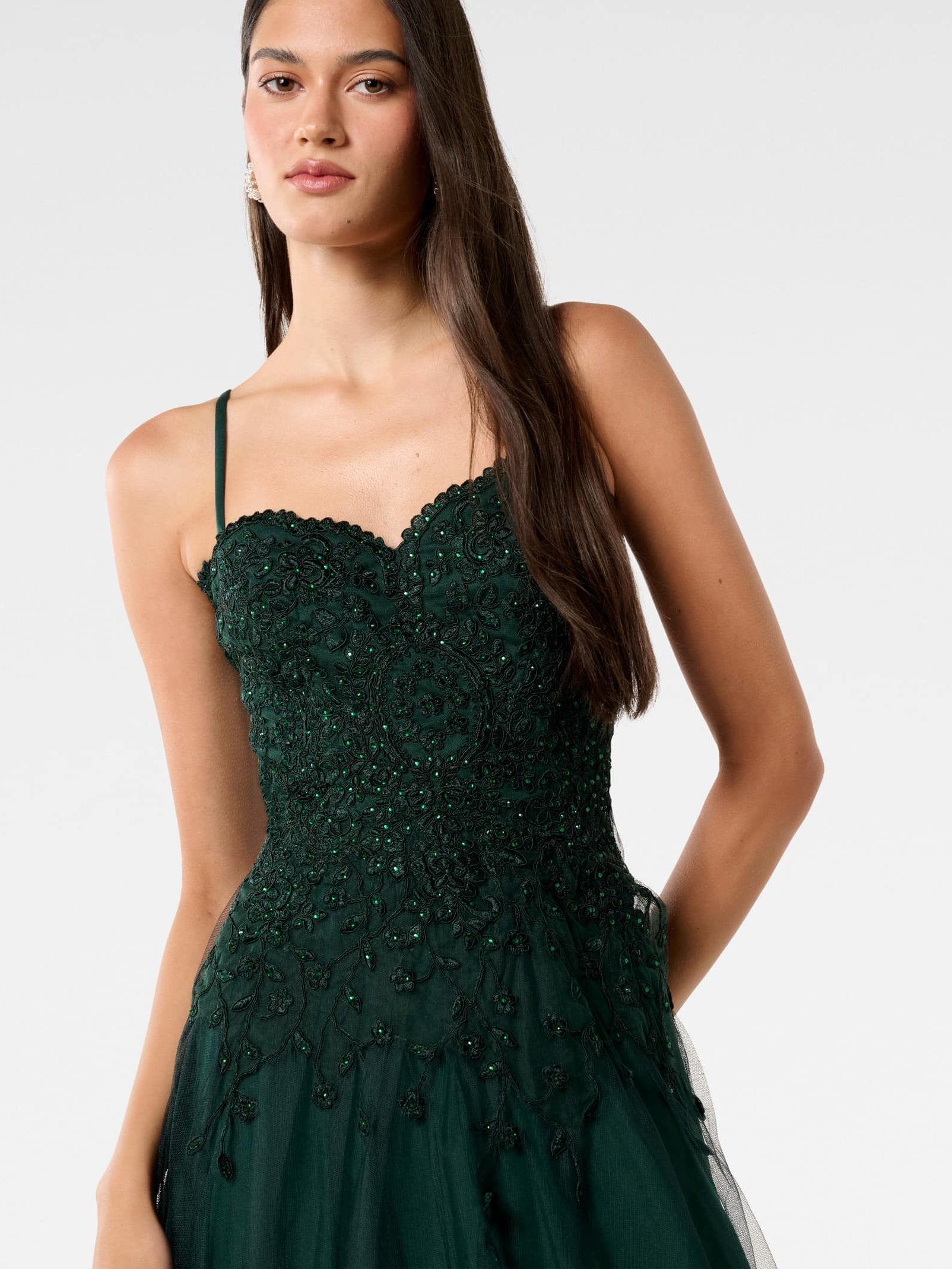 Kaia Tulle Strappy Gown