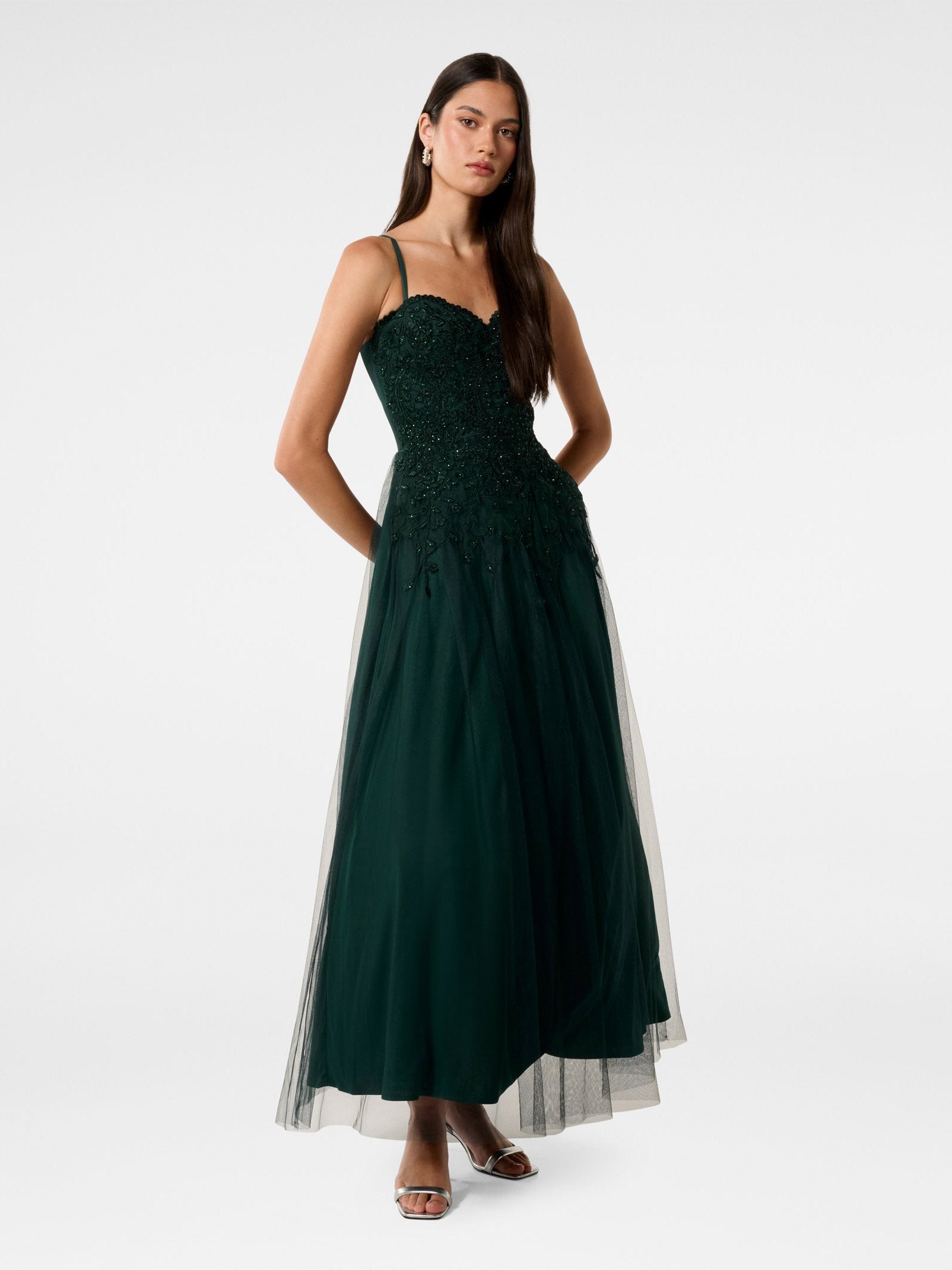 Kaia Tulle Strappy Gown