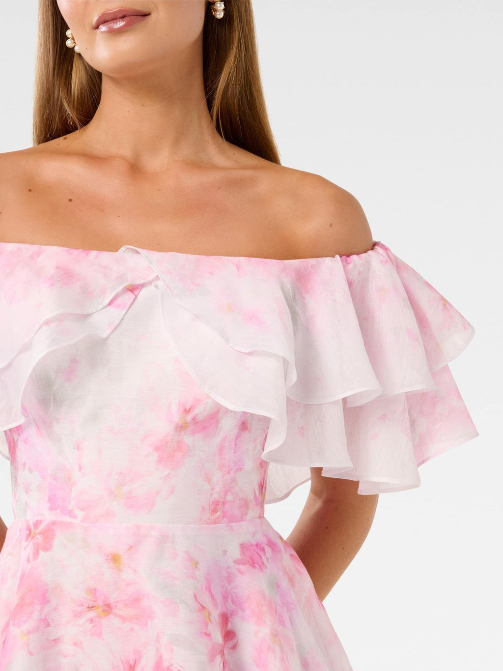 Ellie Ruffle Mini Dress