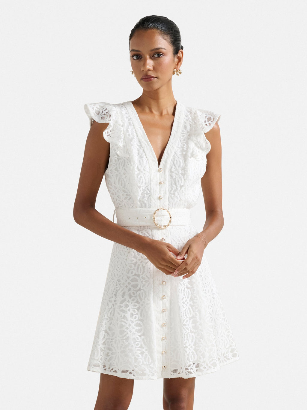Sinead Petite Lace Mini Dress