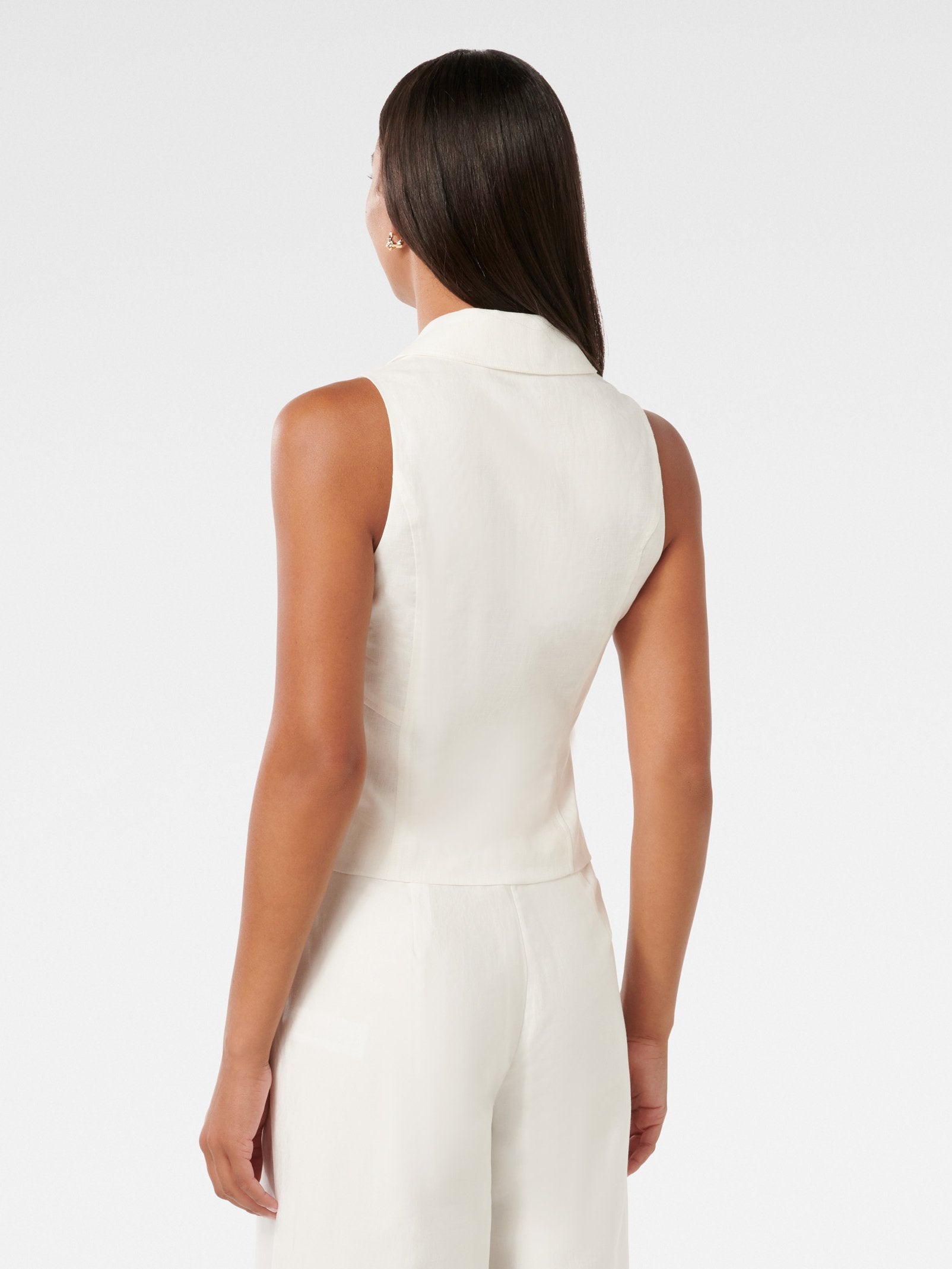 Felicity Zip Front Halter Top