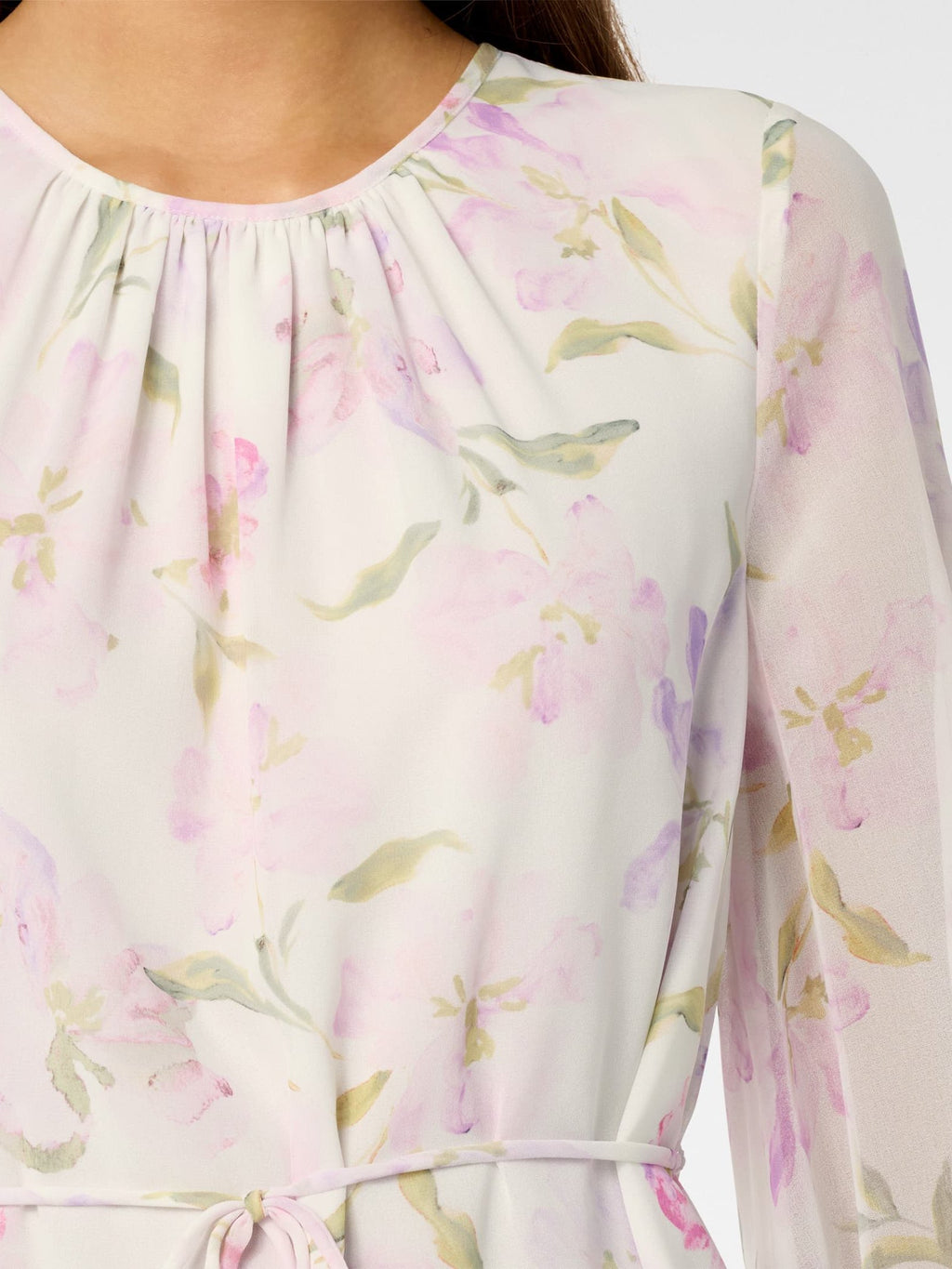 Isabella Sheer Printed Blouse