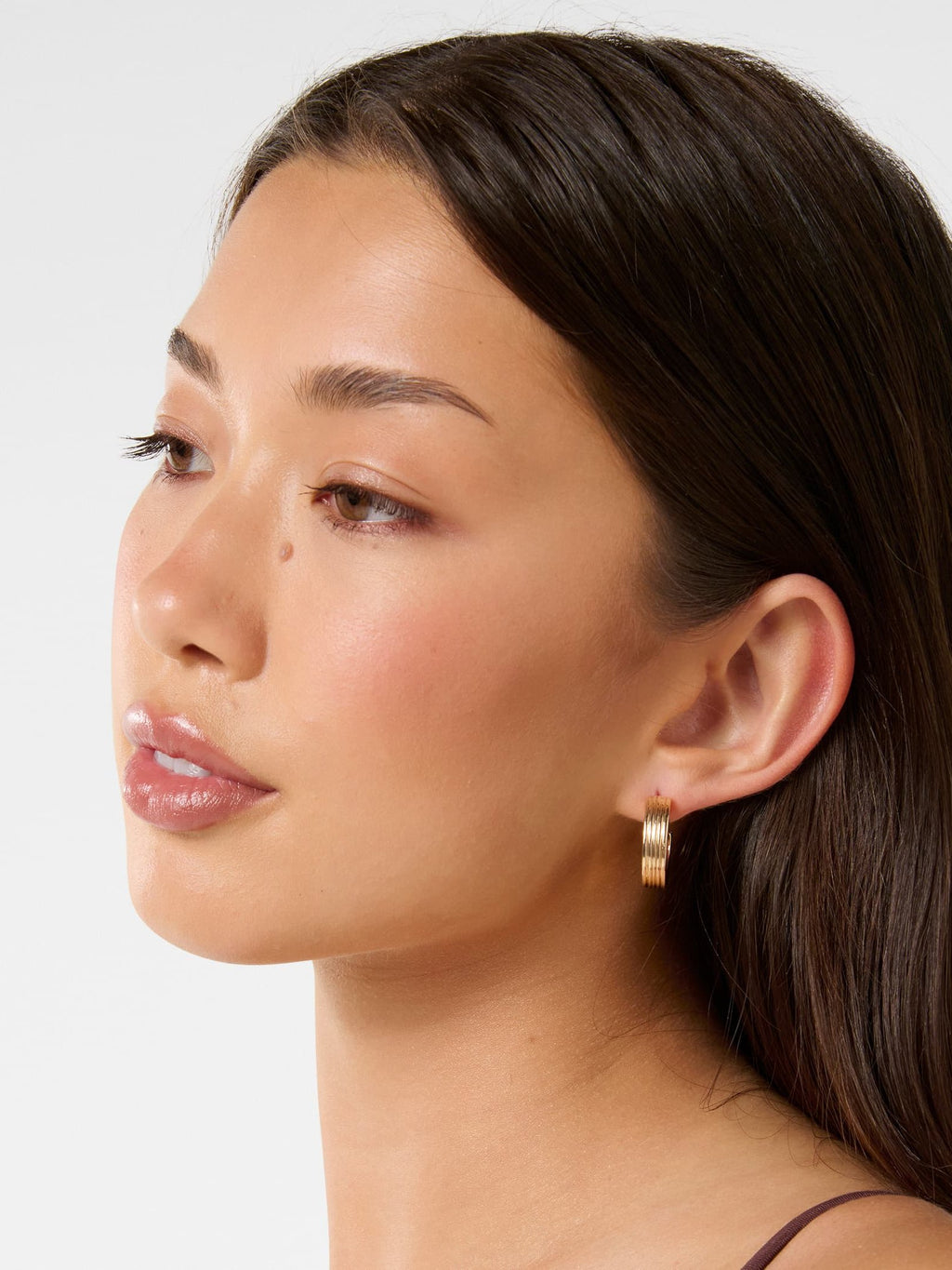  Signature Danya Deco Hoop Earring