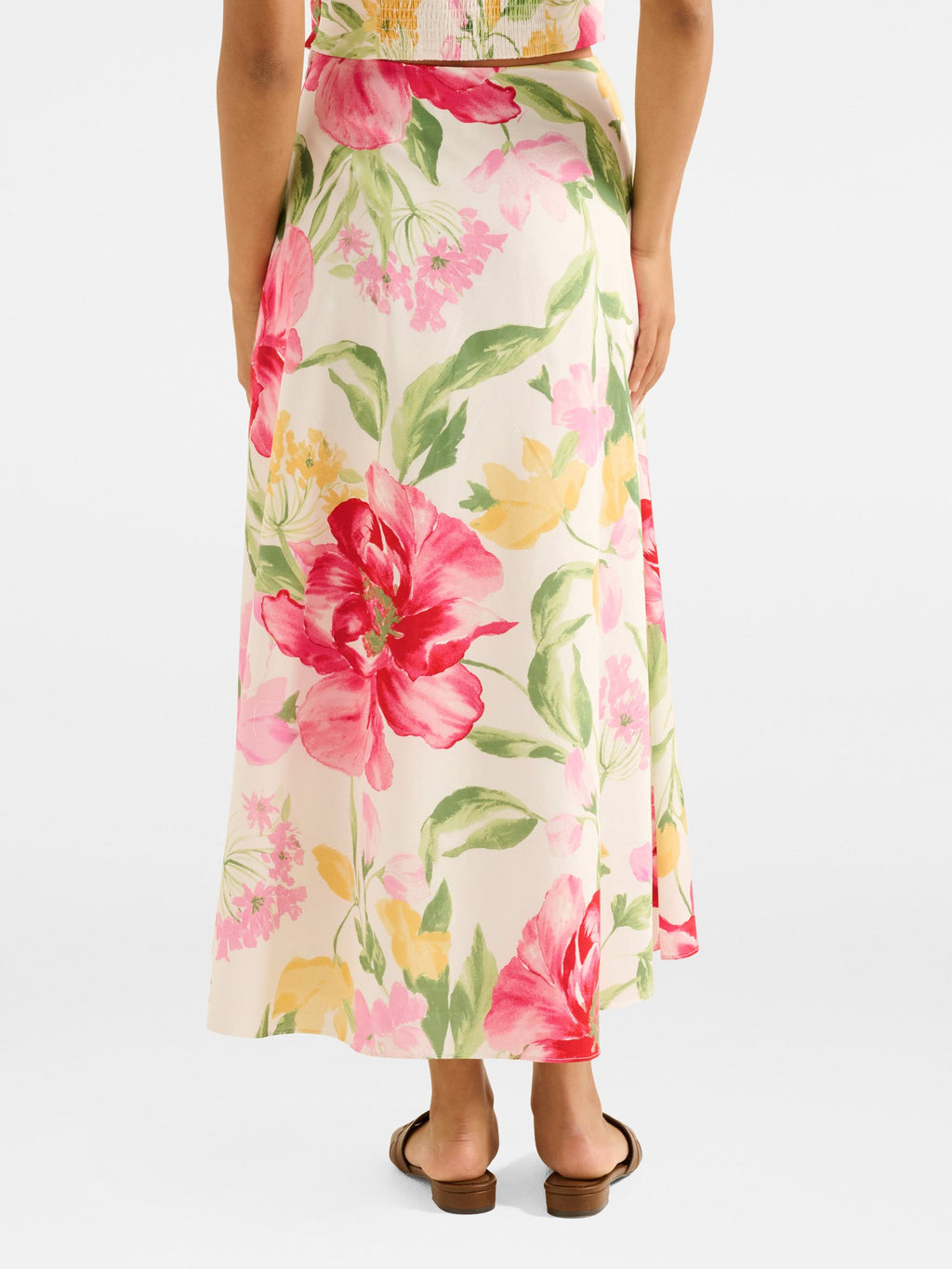  Talia Printed Midi Skirt