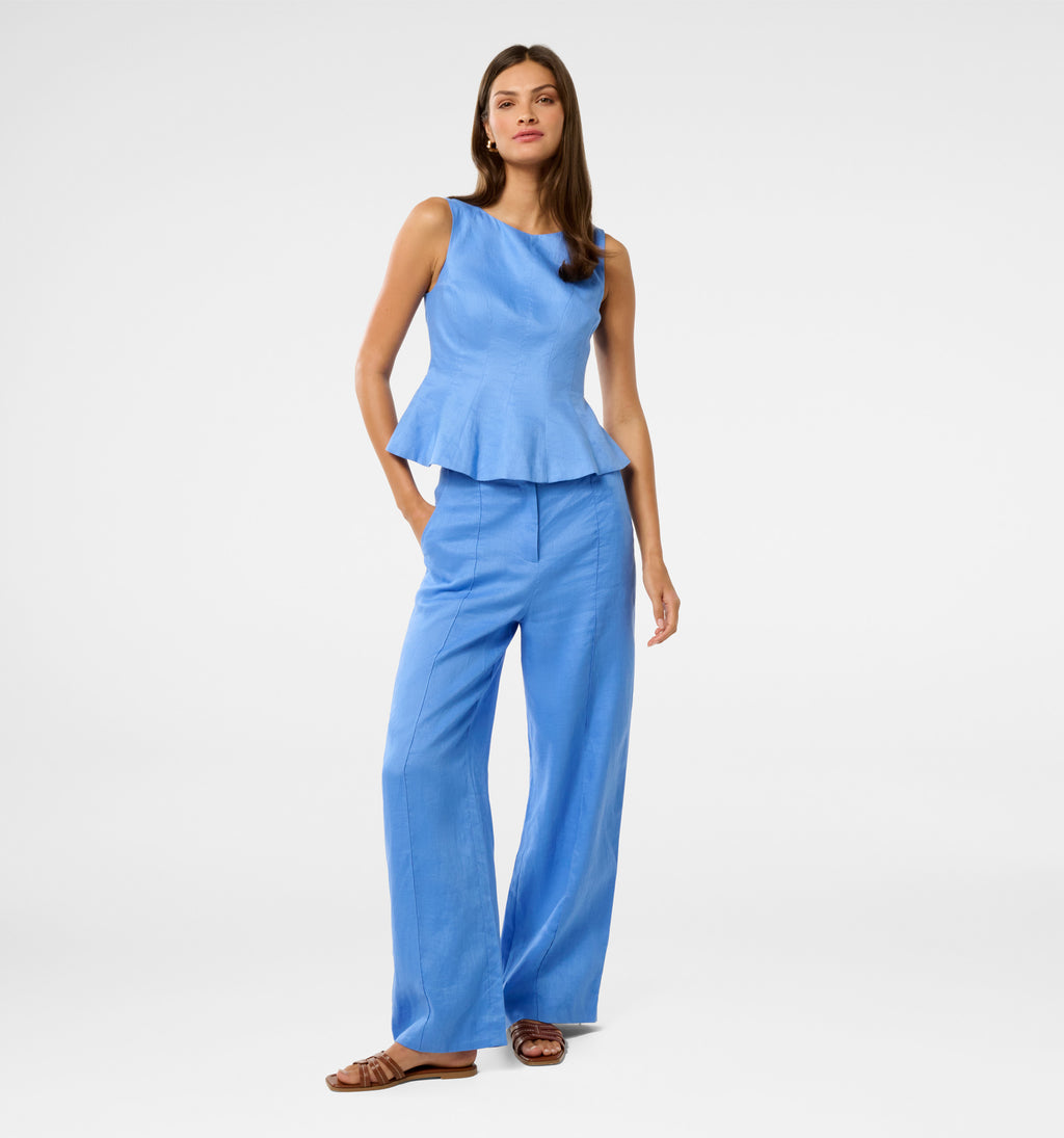 Penny Linen Wide Leg Pant