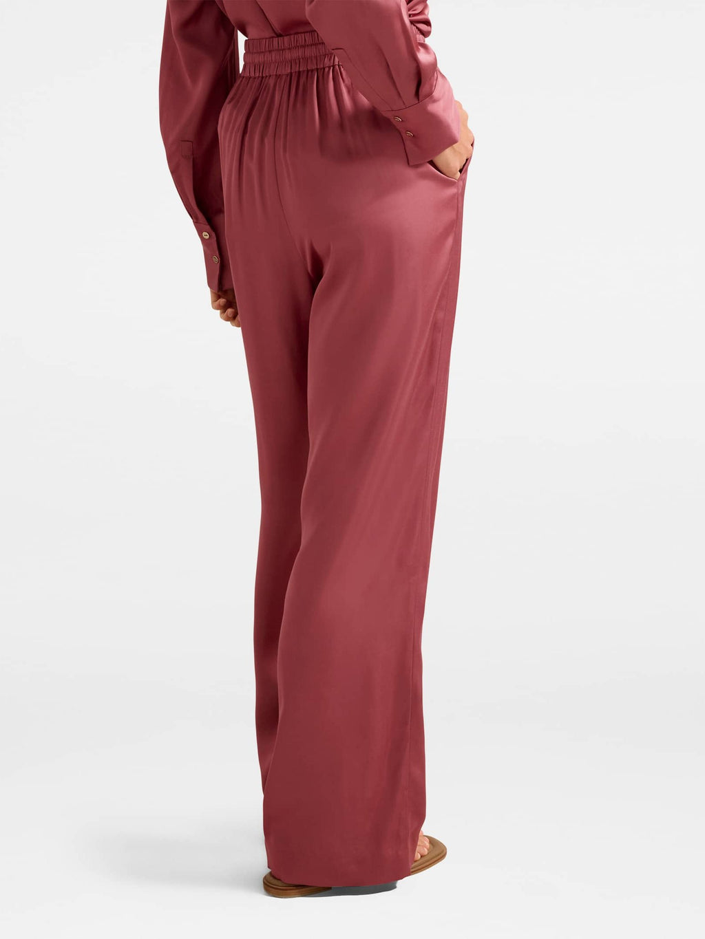  Jenna Drawstring Wide Leg Pant