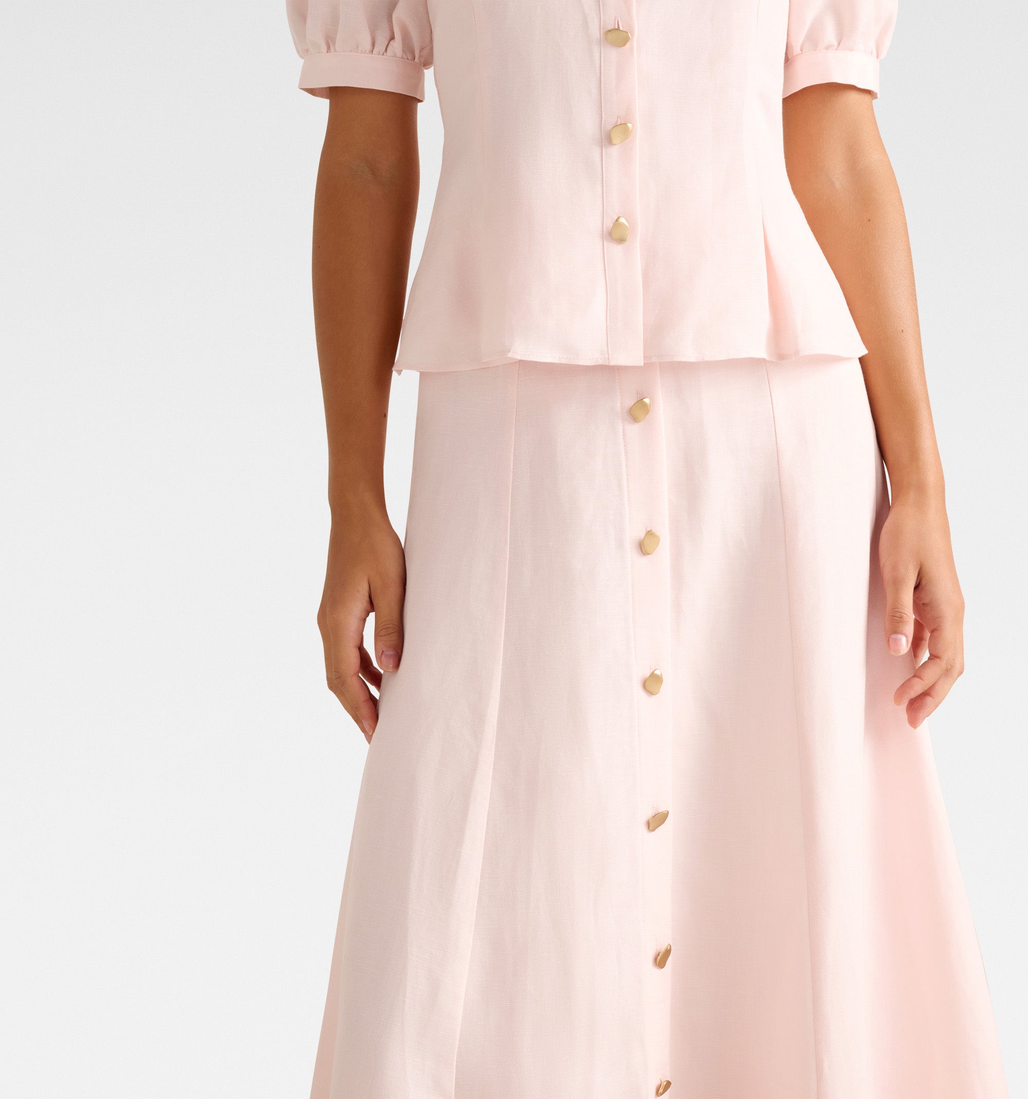 Foster Button Maxi Skirt