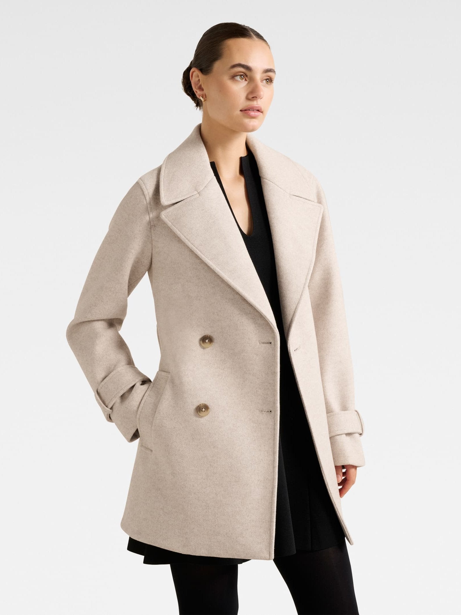 Belle Short Wrap Coat