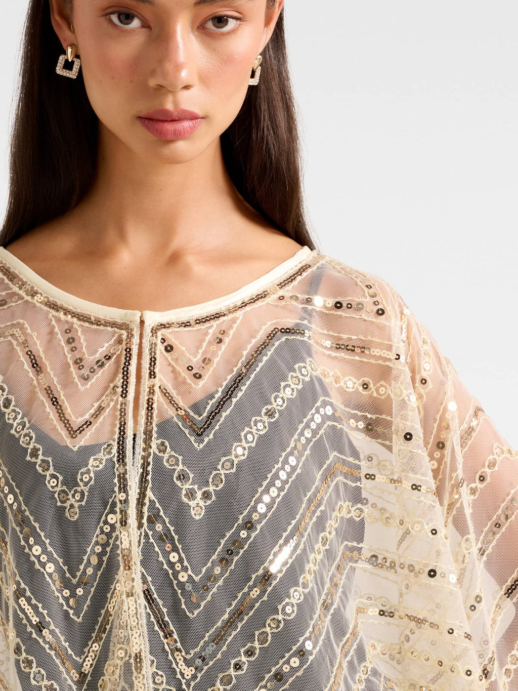  Scarlett Sequin Cape