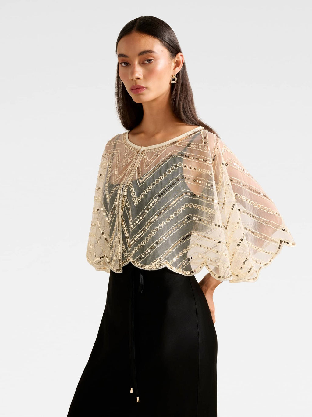  Scarlett Sequin Cape