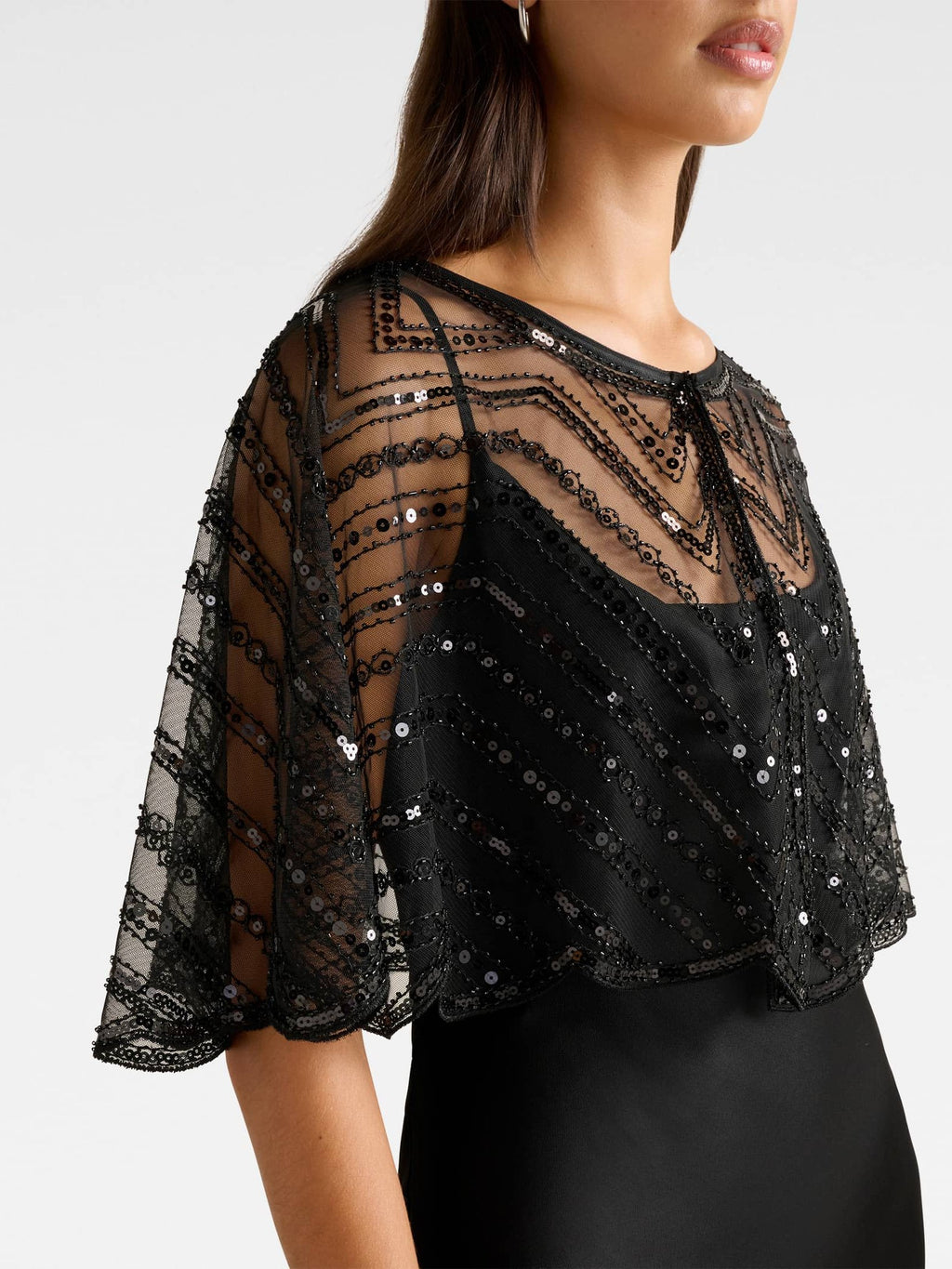  Scarlett Sequin Cape
