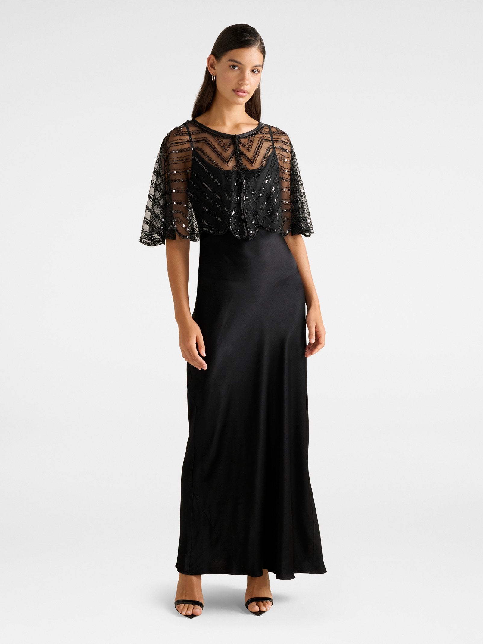  Scarlett Sequin Cape