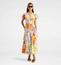 Posie Puff Sleeve Midi Dress