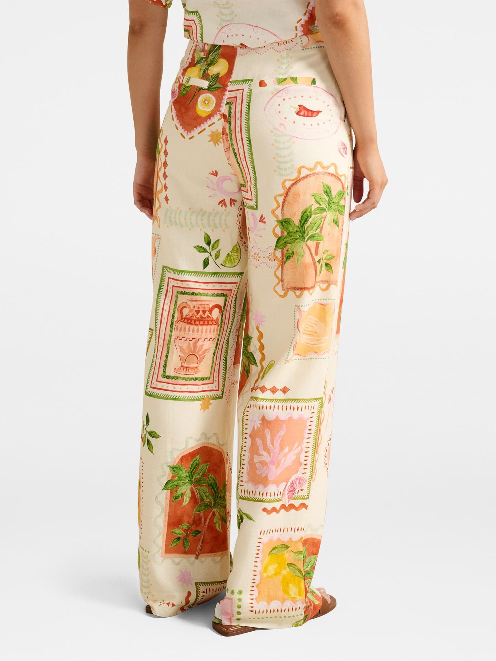  Ola Linen Wide Leg Pant