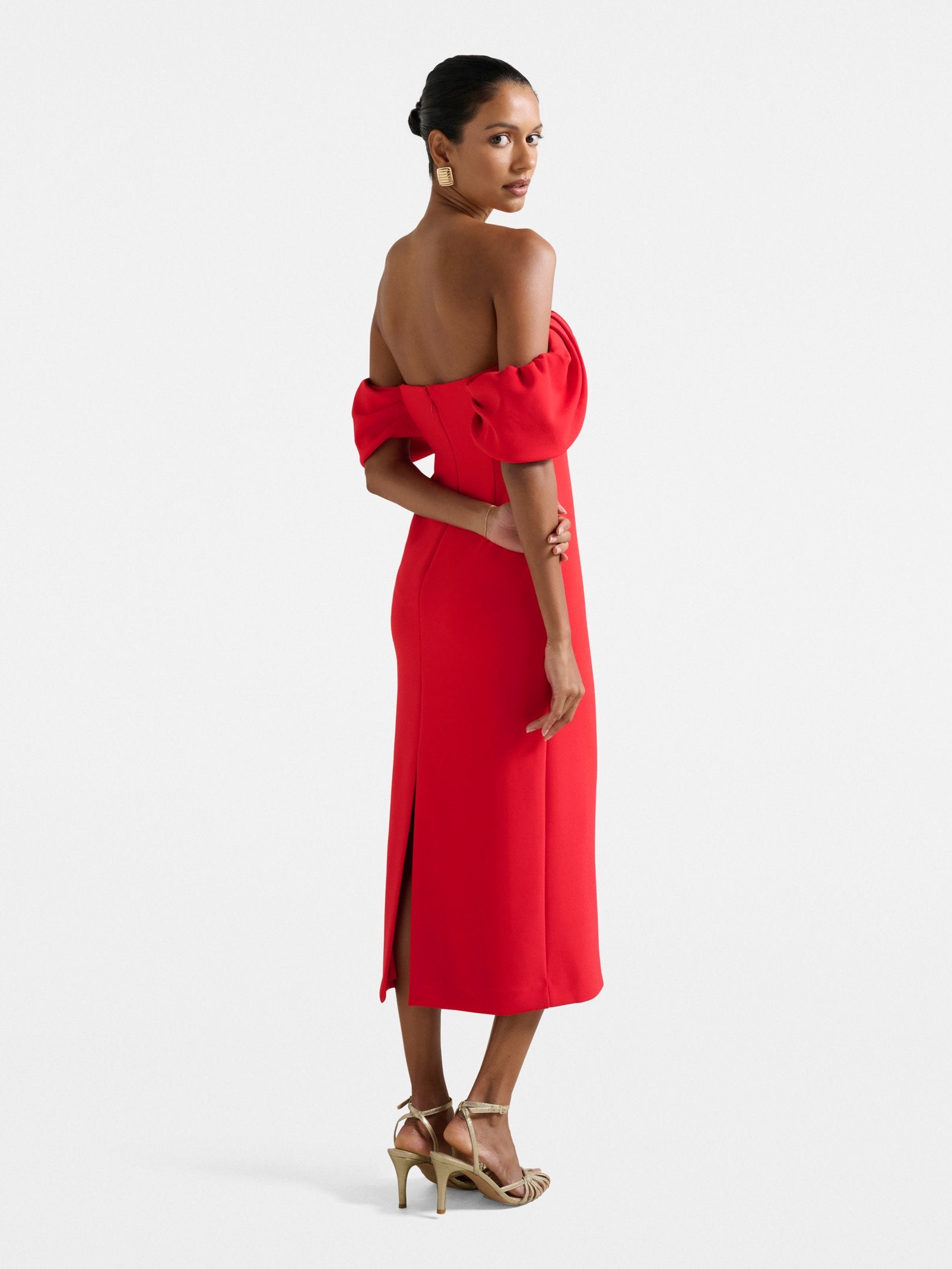  Jacinta Petite Off Shoulder Midi Dress