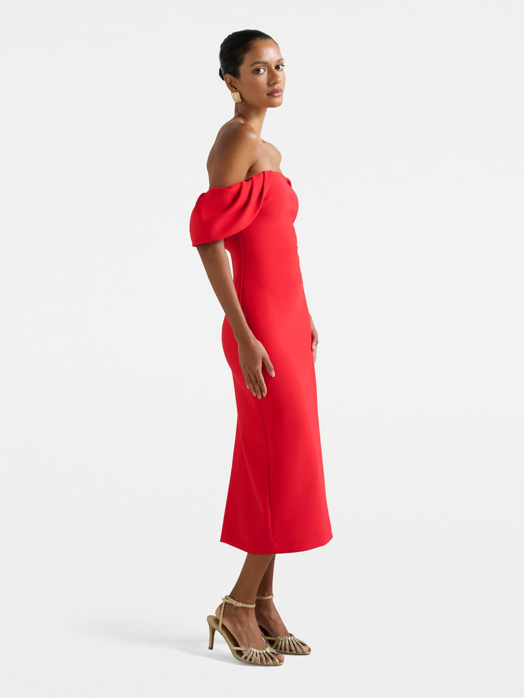 Jacinta Petite Off Shoulder Midi Dress