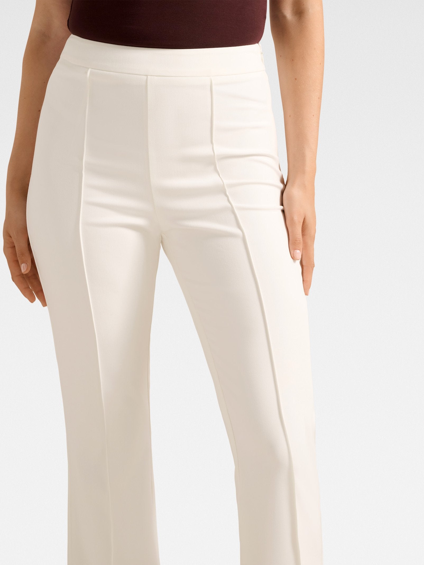 Bethany Pintuck Flare Pant