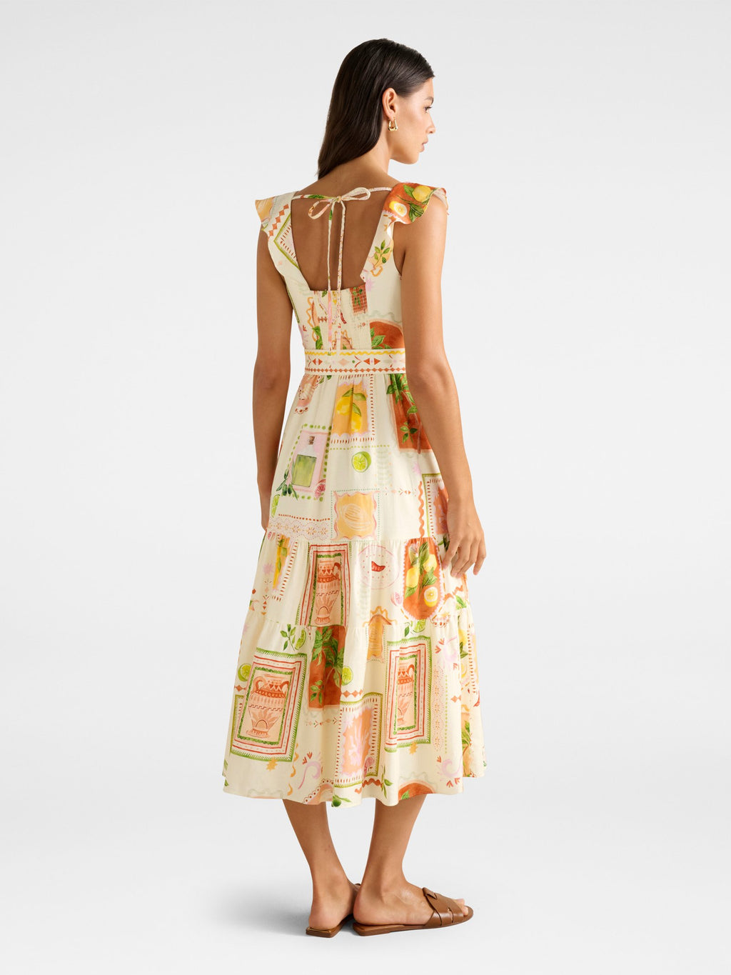  Layne Printed Midi Dress
