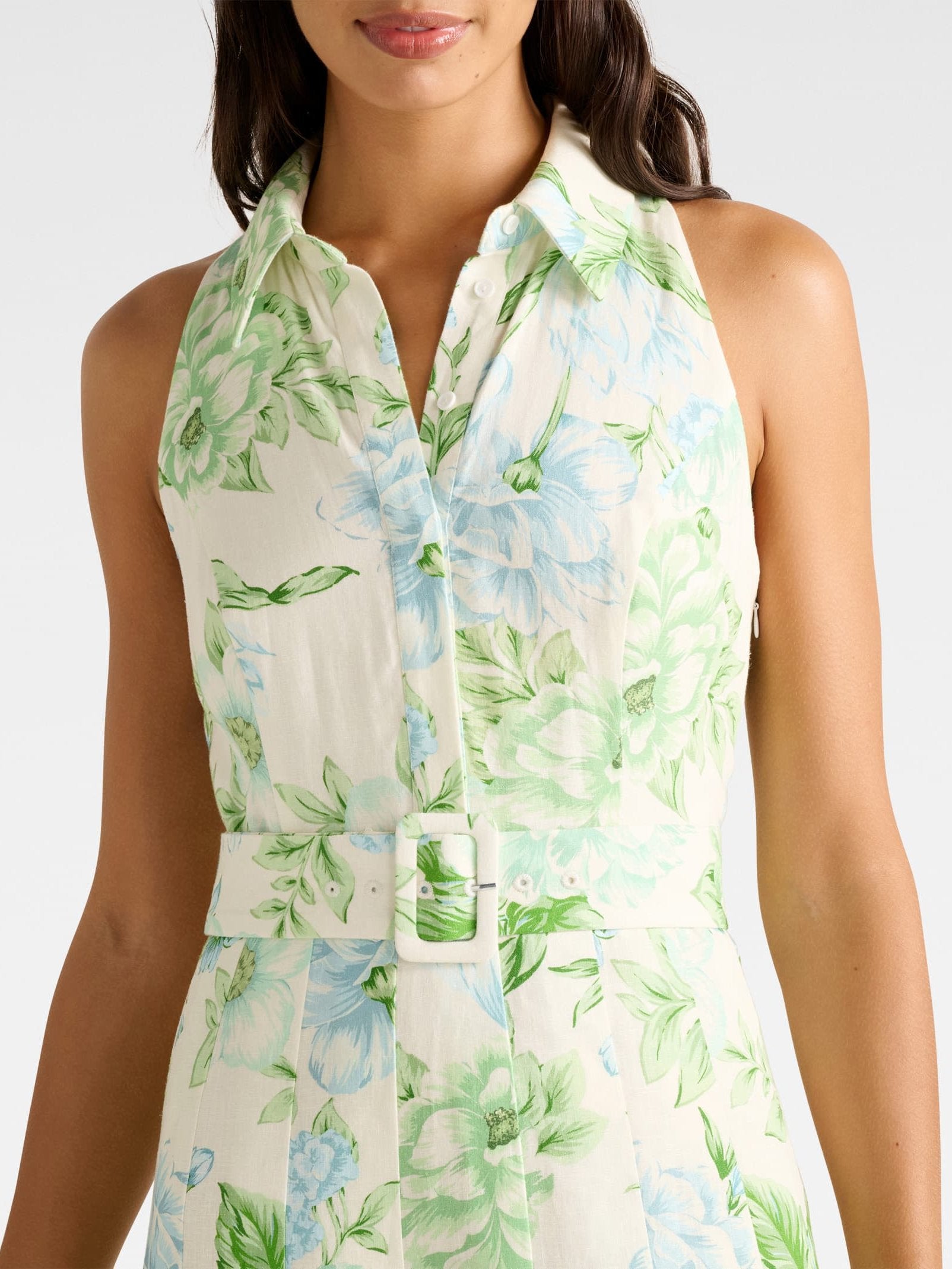  Lindsey Linen Tennis Dress