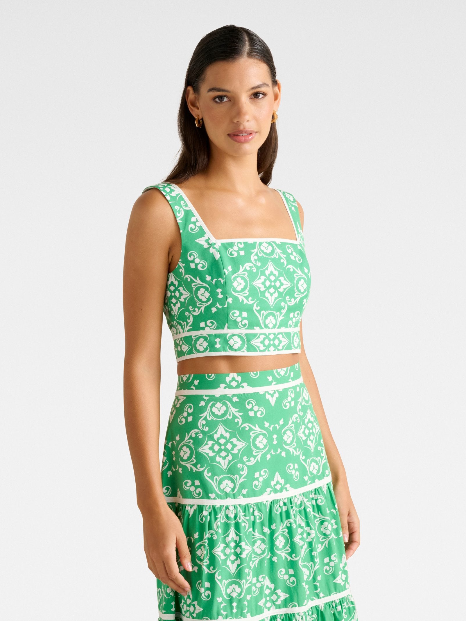  Mona Square Neck Top