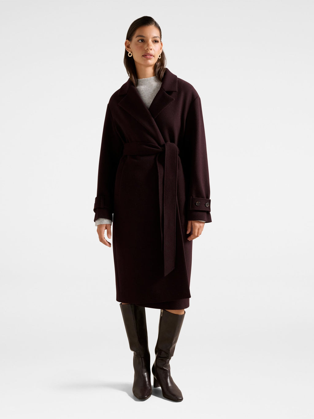 Heidi Double Breasted Wrap Coat