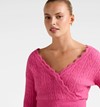 Kylie Stitch Wrap Sweater