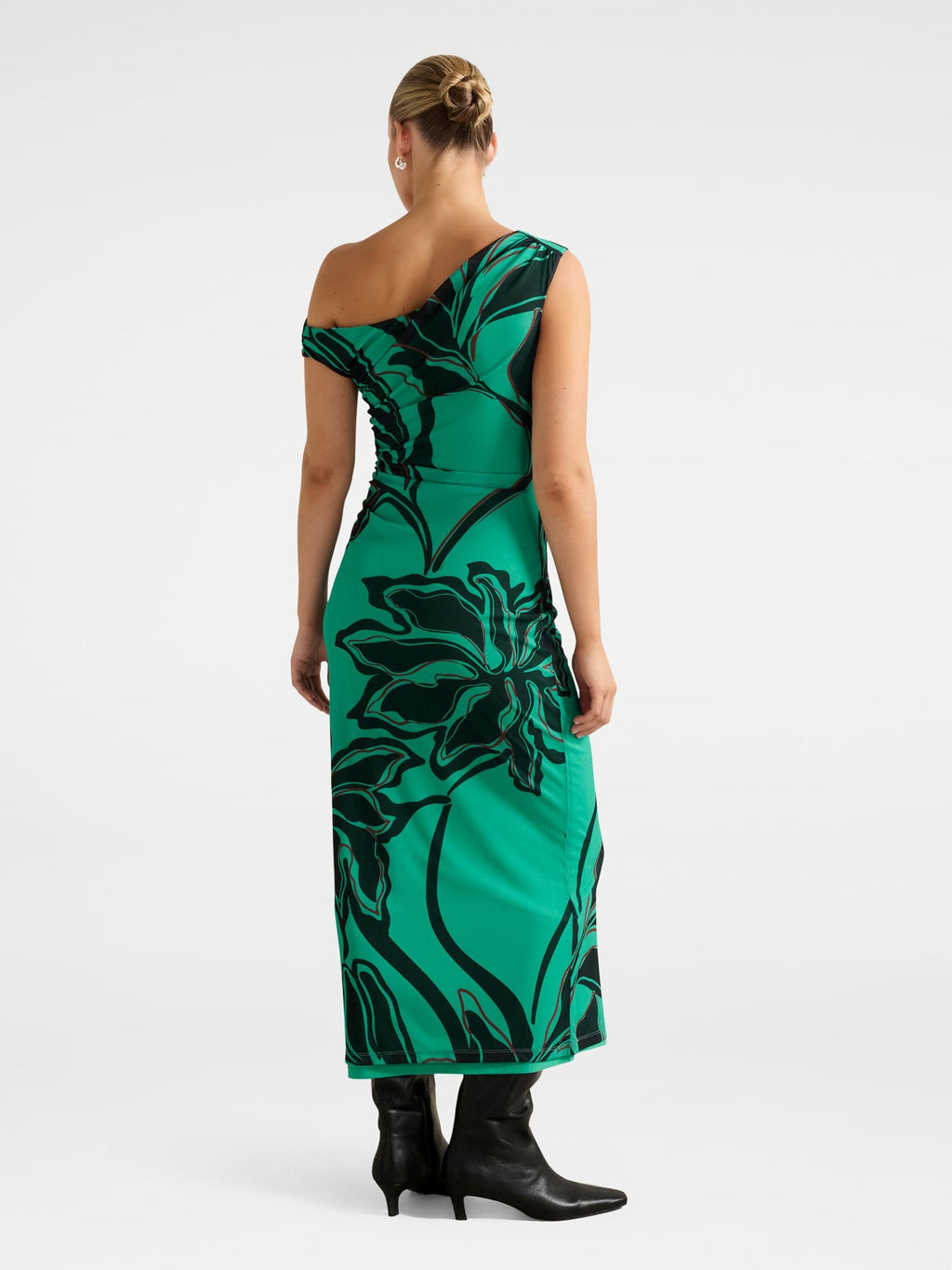  Gisella Tipped Mesh Midi Dress